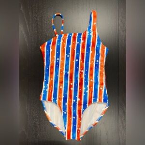 Cat & Jack girls one-piece bathing suit, size 10/12 large